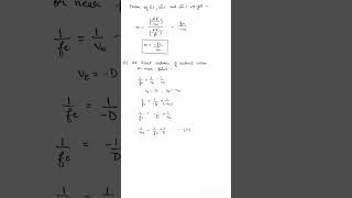 Derivation of astronomical telescope  Class 12 Optical instrument  BOARDS EXAM [upl. by Lussi]