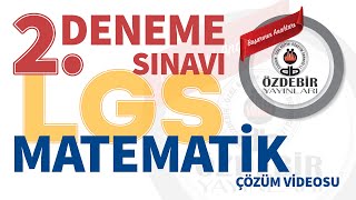 OCAK 2024  LGS 2 DENEME SINAVI MATEMATİK ÇÖZÜM VİDEOLARI [upl. by Elodea]