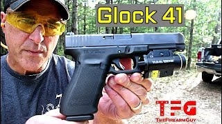 Glock 41 45 ACP Longslide Range Review  TheFireArmGuy [upl. by Kinzer]