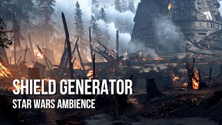 Endor Shield Generator Bunker  Star Wars Ambience  Fire Sounds Endor Nature No Music [upl. by Leamhsi217]