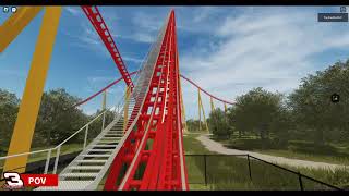 Intimidator 305 Now Project 305 Front Row POV  Kings Dominion [upl. by Lledyl339]