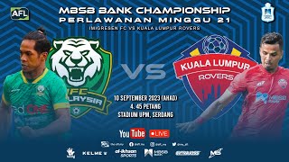 MBSB Bank Championship 2023  IMIGRESEN FC vs KL ROVERS FC [upl. by Okoyk137]