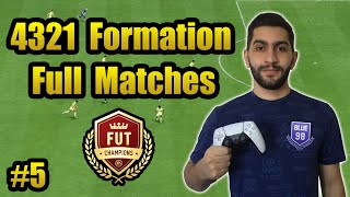 Mastering the 4321 Formation  FC 24 Custom Tactics for FUT Champions  Full Matches Gameplay [upl. by Filmer]