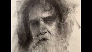 Expressive Charcoal Portrait Drawing Tutorial [upl. by Nakashima]