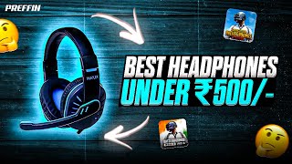 Best Headphones Under 500  Best Headphones for Gaming  Best Gaming Headphones [upl. by Oidiple]