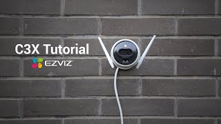 EZVIZ C3X  How to set up and install C3X [upl. by Phaedra]