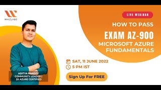 How to pass AZ900 Microsoft Azure Fundamentals Exam  Whizlabs Webinar [upl. by Cob]