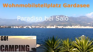 Wohnmobilstellplatz Gardasee Salò an der Westküste [upl. by Maddalena500]