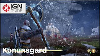 God of War  KonunsgardHail to the King Walkthrough  Part 1 [upl. by Neros585]