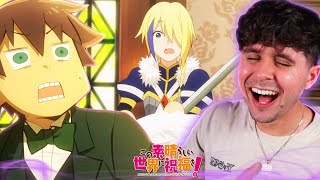 NOWAY KAZUMA DID IT AGAIN  KONOSUBA SEASON 3 EPISODE 2 REACTION [upl. by Volny]