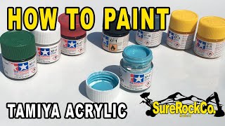 PAINT TAMIYA Acrylic Scale Models [upl. by Iot717]