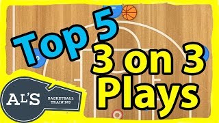 Top 5 BEST 3 on 3 Basketball Plays [upl. by Moretta]