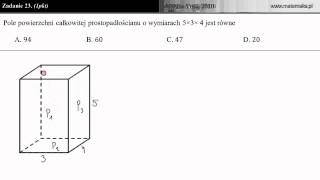Zadanie 23  Matura z matematyki 2010 [upl. by Higbee]