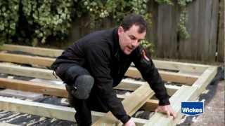 Wickes How To Lay Decking online tutorial [upl. by Ameg933]