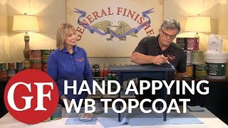 How to Hand Apply Topcoat [upl. by Buna]