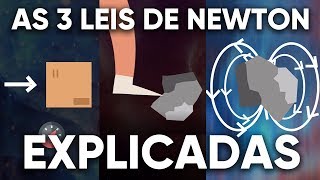 As 3 Leis de Newton EXPLICADAS [upl. by Broeder]