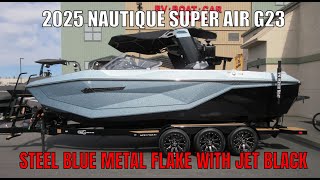 2025 Nautique Super Air G23  Steel Blue Metal Flake with Jet Black [upl. by Htrap]