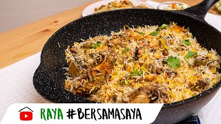 Nasi Briyani Pakistan Special dari Che Nom  Raya Bersamasaya [upl. by Ma]