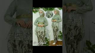 kebaya brokat model baju batik modern modeling [upl. by Ecidnak939]