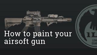 How to paint your airsoft gun [upl. by Akeylah]