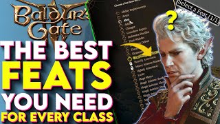 Best FEATS You NEED To Get Early In Baldurs Gate 3  Baldurs Gate 3 Feats Guide Tips and Tricks [upl. by Ahseena]