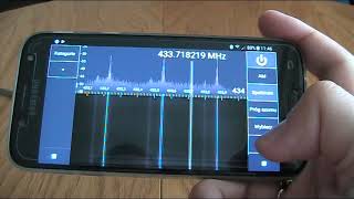 How to make radio scanner from smartphone with RTLSDR DVBT dongle [upl. by Aztirak]