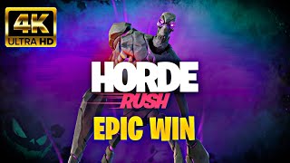 EPIC WIN IN HORDE RUSH FORTNITE GAMEPLAY [upl. by Routh]