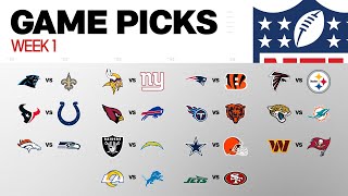 Week 1 Game Picks [upl. by Neelhsa]