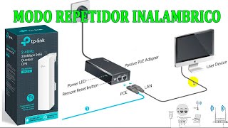 CONFIGURACIÓN ANTENA TPLINK CPE210 MODO REPETIDOR [upl. by Katrina]