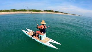 Catching Hard Fighting Fish from a Paddle Board [upl. by Erminna]