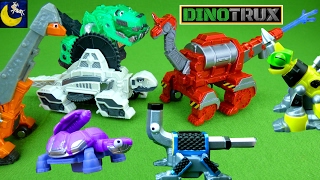 LOTS of NEW Dinotrux Toys Hydrodon Splitter Sawmetrodon Battering Ram Skya Green Ty Rux Revvit Toys [upl. by Honor927]