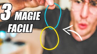 3 MAGIE FACILI CON GLI ELASTICI  Spiegazione [upl. by Lanae]