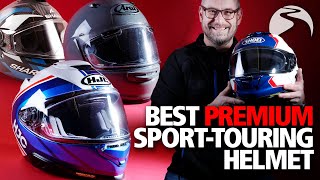 Best sporttouring helmet Arai Quantic vs Shoei GTAir 3 vs HJC RPHA 71 vs Shark Spartan GT [upl. by Goldfarb]