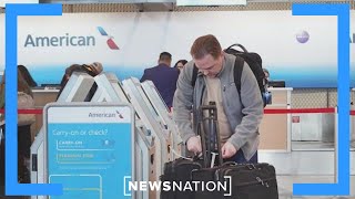 American Airlines adds international baggage fee to avoid confusion  NewsNation Now [upl. by Cristionna]