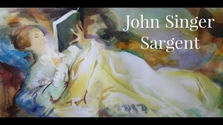 John Singer Sargent watercolor demonstration [upl. by Ellata]