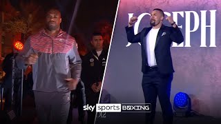 Daniel Dubois amp Joseph Parker make their GRAND ARRIVAL 🔥 [upl. by Suiramaj]