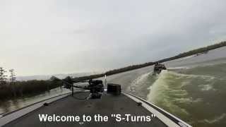 Ouachita River Forsyth Park to DArbonne Bayou Spillway Running in Bass Boat [upl. by Nedlog155]