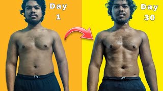 I DID 100 CRUNCHES EVERYDAY FOR 30 DAYS  ABS CHALLANGE  CAN I REDUCE MY FAT [upl. by Leboff]