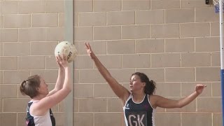 Defending in Netball [upl. by Eatnhoj]