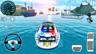 Boat Coast Rescue Simulator 2020  Lifeguard Ship Emergency Driving  Android GamePlay [upl. by Ehttam268]