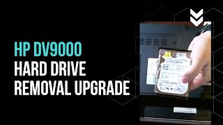 HP DV9000 Hard Drive Removal Upgrade [upl. by Miquela978]