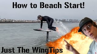 Hydrofoil Tutorial  How to Beach Start [upl. by Natsud]