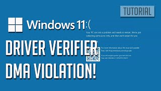 DRIVERVERIFIERDMAVIOLATION BSOD on Windows 1110 FIX 2025 [upl. by Whitman412]