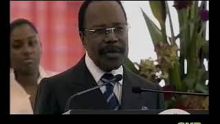 Discours du Président Omar Bongo Ondimba [upl. by Beatty443]