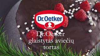 Dr Oetker šokoladinis tortas su avietėmis [upl. by Chuck682]