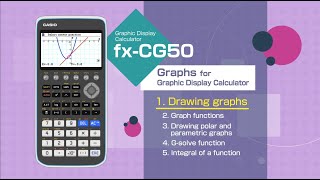 CASIO Graphic Display Calculator －Graphs 1Drawing graphs [upl. by Jain43]