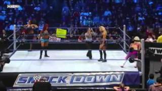 SmackDown Tamina and Alicia Fox VS Beth Phoenix and Natalya [upl. by Perloff]