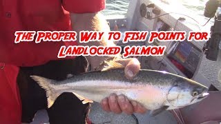 The Proper Way to Fish Points for Landlocked Salmon [upl. by Ayhdiv537]