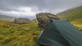 Wild Camp With Ralph in the Lake District in my Hilleberg Anaris [upl. by Ramsden625]