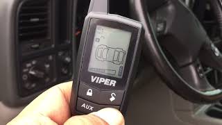 viper remote start alarm pager 5305v 14 mile range 20032006 GMC Yukon [upl. by Abott]